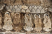 Bagan Myanmar. Mural paintings of the Thambula temple. 